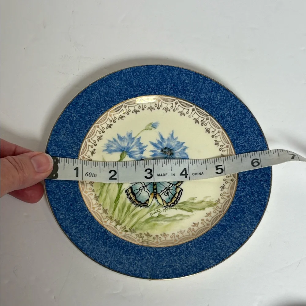 Vintage Steubenville Butterfly Decorative Plate